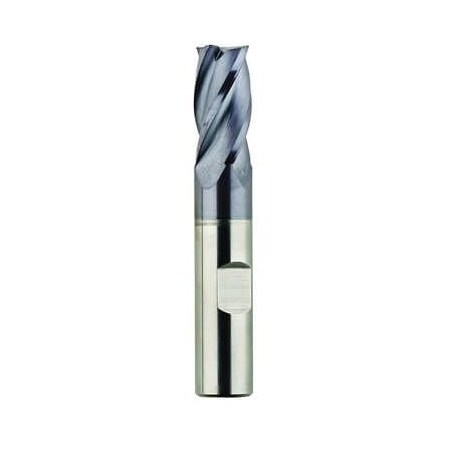 Morse Single End Mill, Center Cutting Regular Length, Series 5978T, 34 Cutter Dia, 4 Overall Length, 1 95586